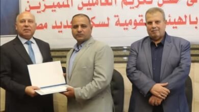 وزير النقل يكرّم 16 من العاملين بالسكة الحديد لإنقاذهم أرواح المواطنين ومنع حوادث محققة - إيجي بيزنس 375 bae09c - إيجي بيزنس